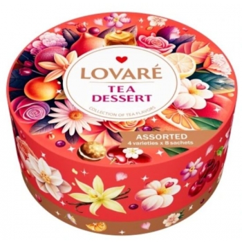 Zestaw Herbat Tea Dessert 32 sasz Lovare